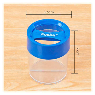 Porta Clips Redondo Acrílico 7x6 cm MG892 Foska
