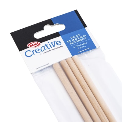 Palo de maqueta redondo N°061