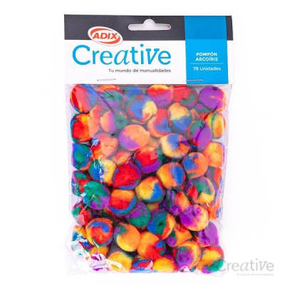 POMPOM ARCOIRIS 78u CREATIVE1