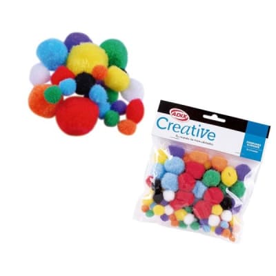 Pompón Surtido 78u (002) CREATIVE1