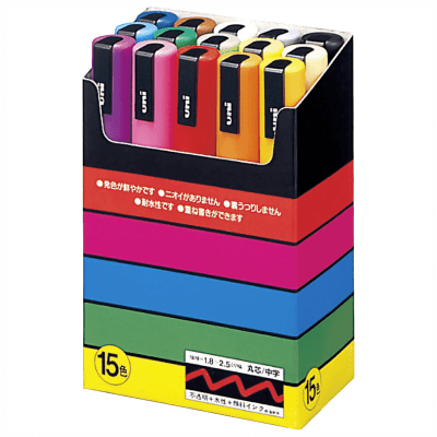 Posca Set 15 Colores 5M