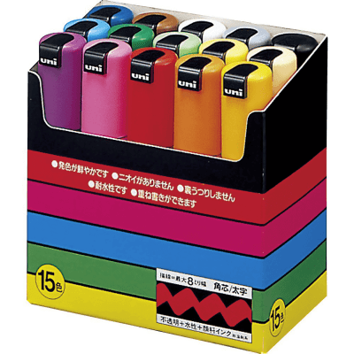 Posca Set 15 Colores 8K