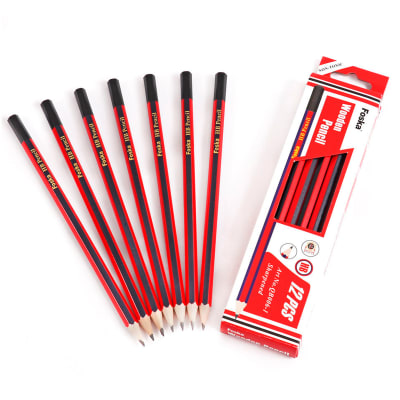 Lápiz grafito HB 12 unidades Alta Calidad Foska