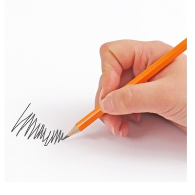 Lápiz grafito HB con goma 12 unidades Fosk