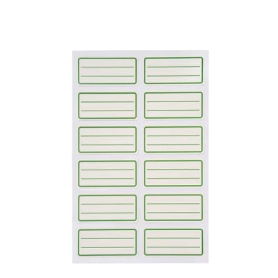 Set 12 Etiqueta Nombre Estandar ARTEL