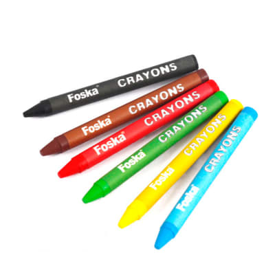 Crayones escolares 12 colores Foska