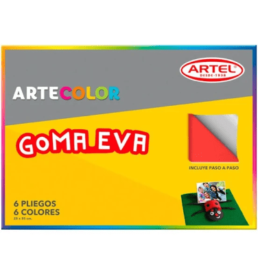 Artecolor Goma Eva 6 pliegos ARTEL