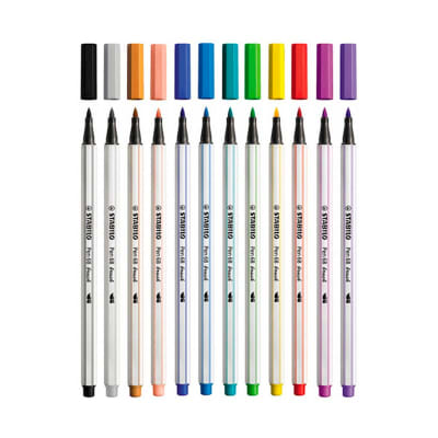Stabilo Pen 68 Brush 12 colores