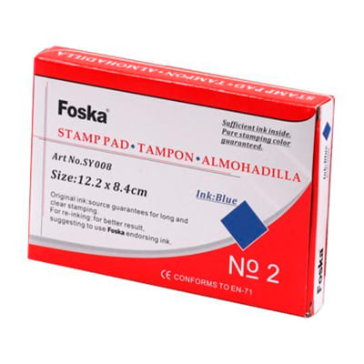 Almohadilla para Sellos Azul Foska