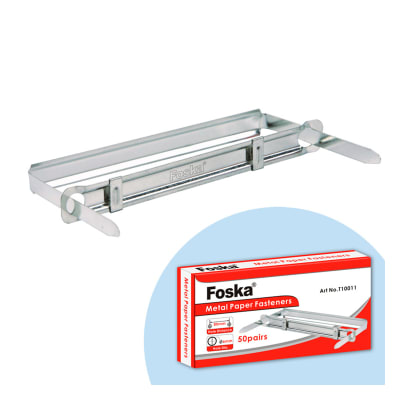 Accoclips metalicos 50 unidades Foska