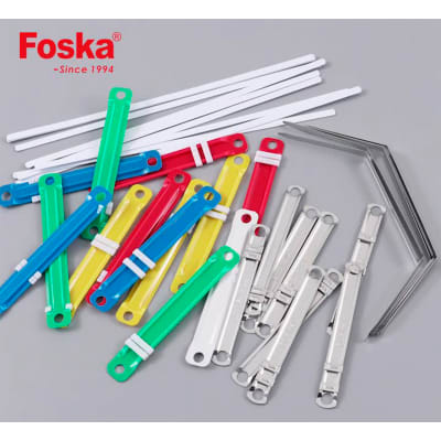 Accoclips de plastico colores 50 unidades Foska