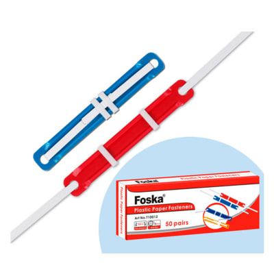 Accoclips de plastico colores 50 unidades Foska