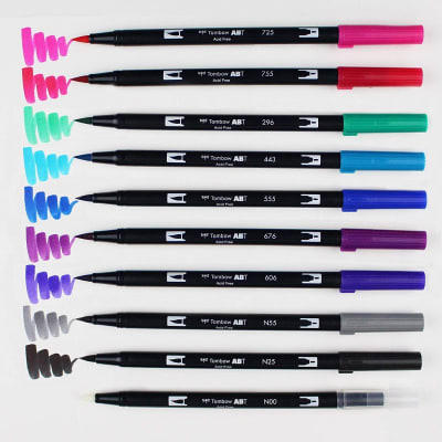 Tombow Dual Brush 10 und Galaxy