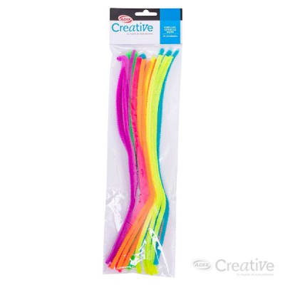 Varilla de Chenille Neon 24u  Adix1