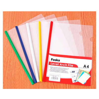 Carpeta plástica A4 con deslizante Foska