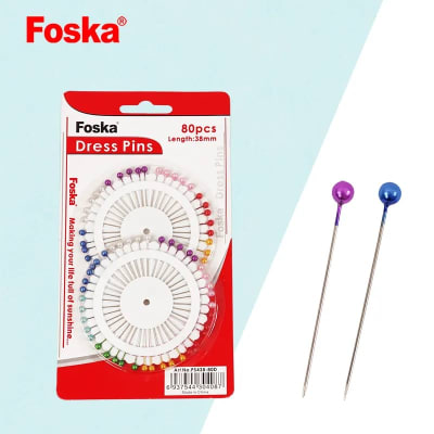 Alfileres Cabeza Redonda Colores 80 und Foska1