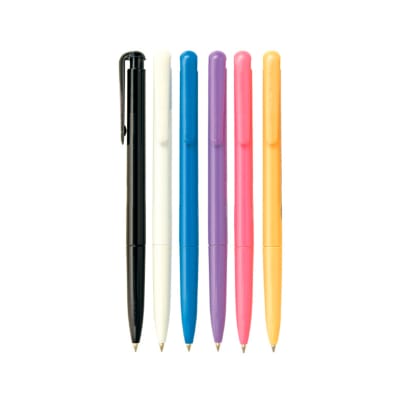 Pack 24 boligrafos lapiz pasta colores surtidos Foska