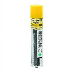 Tubo 12 Minas 0.9mm 2B Pentel