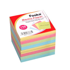 Memo Block 90x90mm 750 und G3433 Foska
