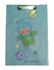 Lindo portapapeles oso astronauta
