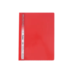 Carpeta Plástica con Gusano A4 Roja LW320B FOSKA