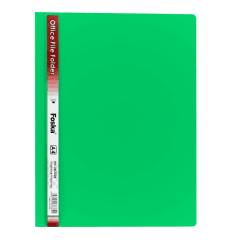 Carpeta Plástica con Gusano Verde A4 FOSKA