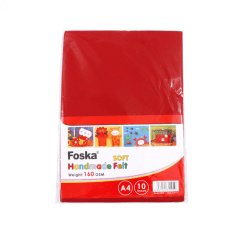 Fieltro Paño Lenci A4 10 Colores 160g HM5002 Foska
