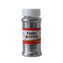 Frasco Escarcha Glitter Plateado GT1060