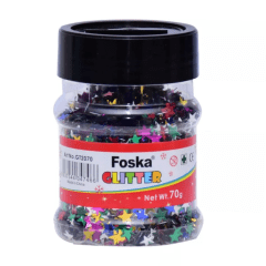 Lentejuelas de estrella 70g Foska