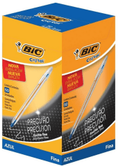 Bic Cristal Punta Fina Azul 0.8 50 und.