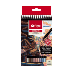 Lápices Colores Madera 15 und Neutro Filgo