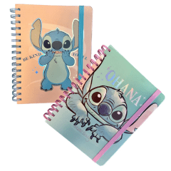 Libreta espiral Stitch hojas lineadas 96hjs A5 MOOVING