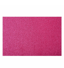 Goma Eva Glitter 40x60cm 2mm Fucsia Torre