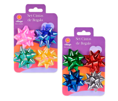 Set 4 Cintas de Regalo Village