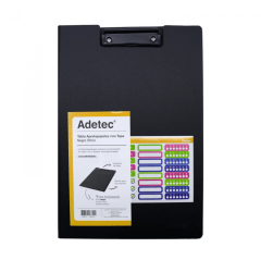 Tabla con Apretador Doble Oficio Negro Adetec