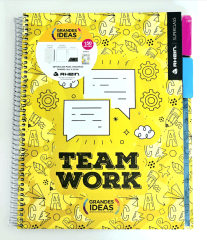 Cuaderno Carta Rhein Gran Ideas Triple 150hj 7mm Tapa Dura