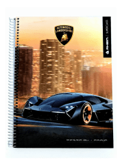 Cuaderno Carta Rhein Lamborghini Triple 120hj 7mm Tapa Dura