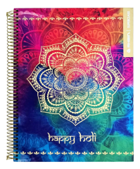 Cuaderno Carta Rhein India Triple 120hj 7mm Tapa Dura