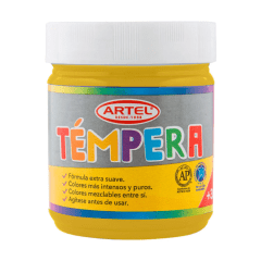Témpera 100ml Amarillo Artel