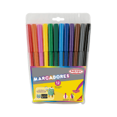 Estuche 12 marcadores ARTEL