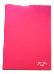 Carpeta con Gusano Rosado Oficio Artel