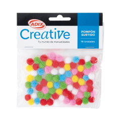 Pompones Surtido 78 uds CREATIVE