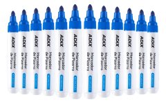 Marcador de Pizarra Recargable Azul Adix