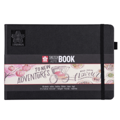 Sketchbook Hoja Crema 80 Hojas 14.8cm X 21cm 140gr Sakura