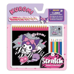Blister para Pintar y Raspar Scratch Kuromi Vértice