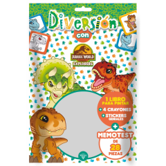 Libro Diversión con Jurassic World Vértice