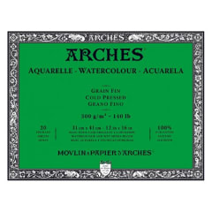 Block Acuarela Arches Grano Fino 300g 31x41cm 20h