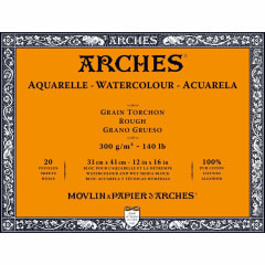 Block Acuarela Arches Grano Grueso 300g 31x41cm 20h