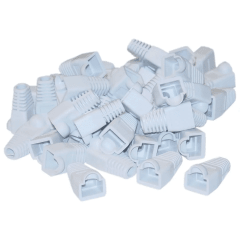 Capuchon Blanco RJ45 Cat5E 100Und BIG CABLE