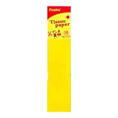 Papel de Seda Amarillo 50x70cm Foska